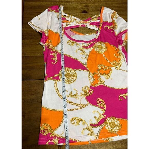 Eye Candy Womens Top Multi-Color Size Medium Polyester Blend Pullover stretch - Picture 6 of 6